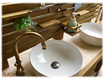 屋外手洗い場